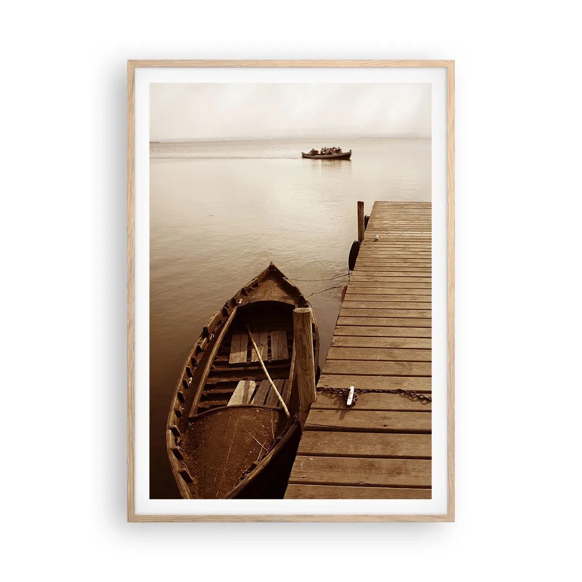 Affiche dans un chêne clair - Poster - Le grand silence - 70x100 cm