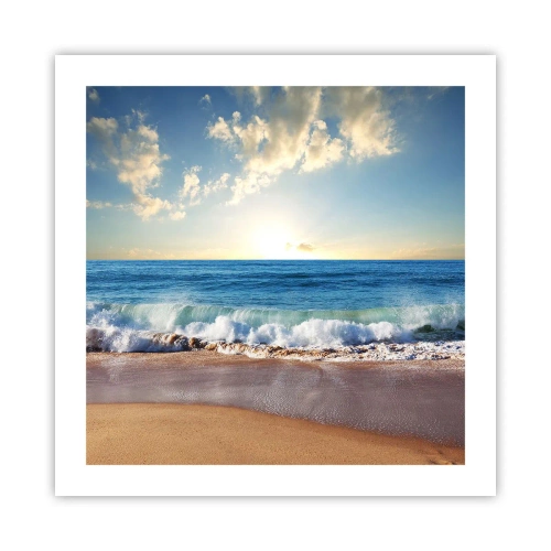 Affiche - Poster - Mouvement et immobilité à la fois - 50x50 cm