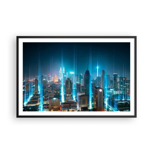 Affiche dans un cadre noir - Poster - À Berlin au paradis - 91x61 cm