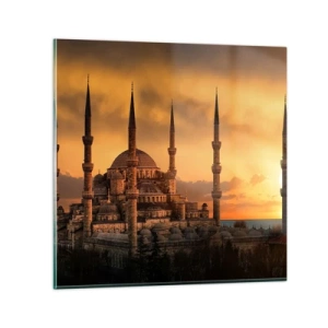 Impression sur verre - Image sur verre - Dieu est grand - 40x40 cm