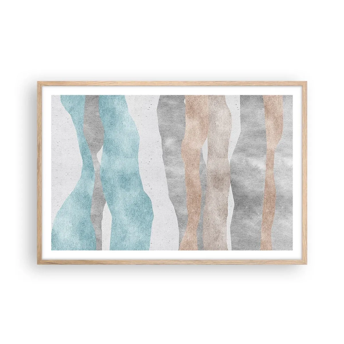 Affiche dans un chêne clair - Poster - Une étude de proximité - 91x61 cm