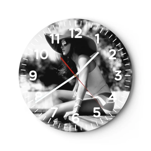 Horloge murale - Pendule murale - Rêve d'été - 40x40 cm