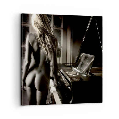 Impression sur toile - Image sur toile - Harmonie parfaite du soir - 60x60 cm