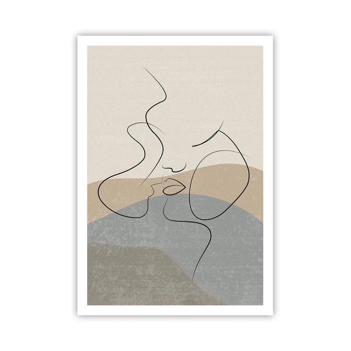 Affiche - Poster - Comme un coup de pinceau - 70x100 cm