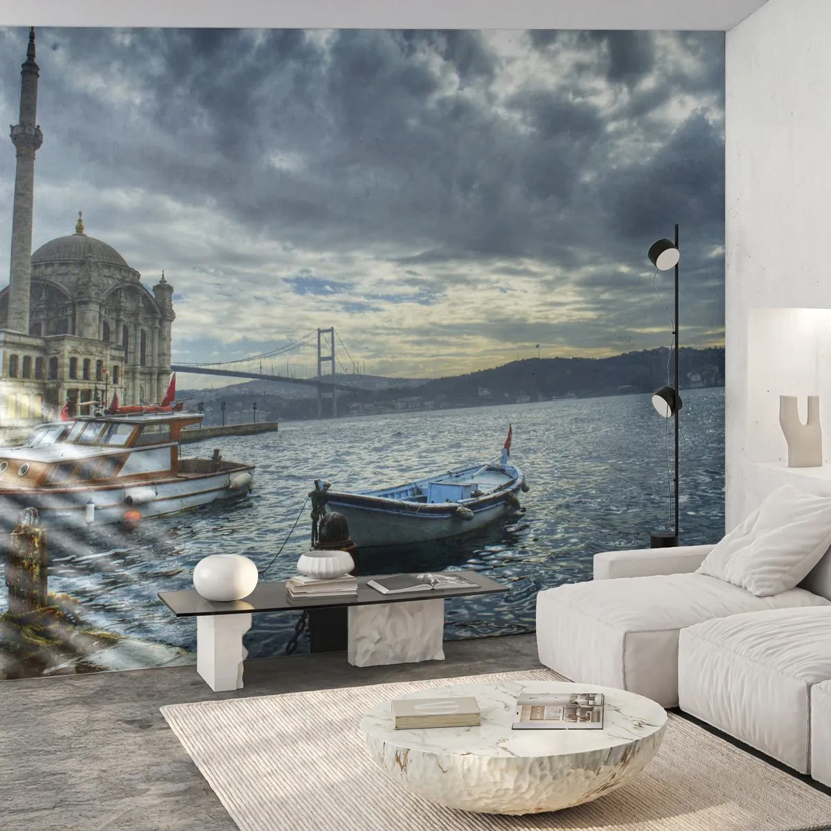 Papier Peint Photo Premium Sand - Aux confins des mondes - Ville, Istanbul, Turquie - 400x280 cm