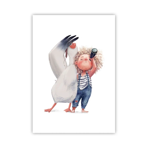 Affiche - Poster - Plan de grand voyage - 70x100 cm