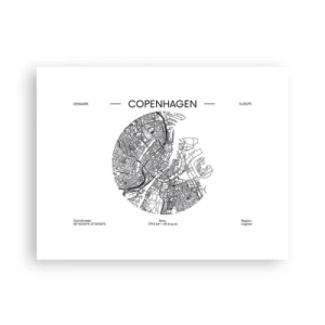 Affiche - Poster - Anatomie de Copenhague - 40x30 cm