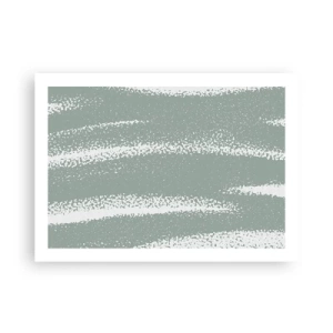Affiche - Poster - Abstraction dans un climat hivernal - 70x50 cm