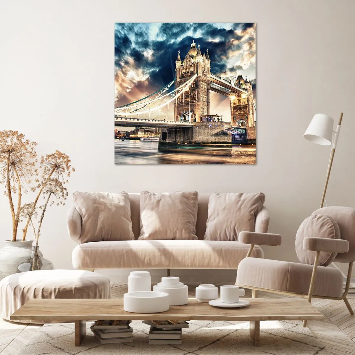 Impression sur toile - Image sur toile - Monument de l'empire victorien - 70x70 cm