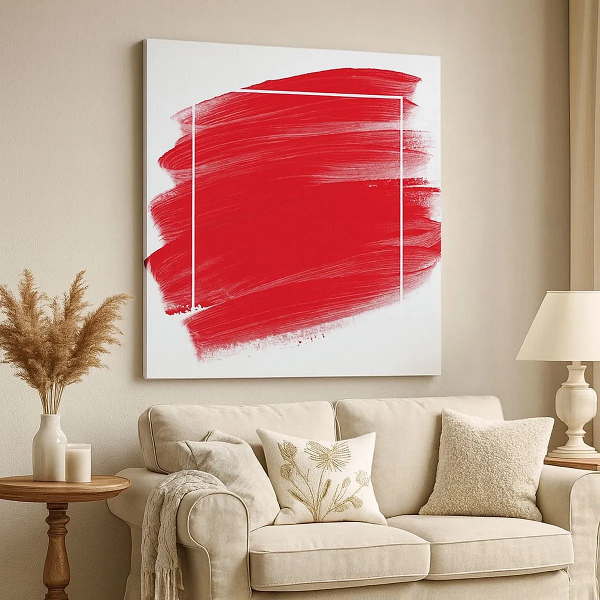 Impression sur toile - Image sur toile - En dehors du cadre - 30x30 cm