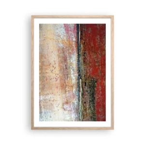 Affiche dans un chêne clair - Poster - C'est peut-être la mer - 50x70 cm