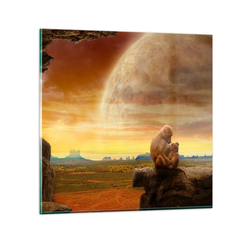 Impression sur verre - Image sur verre - L'amour est le même partout - 60x60 cm