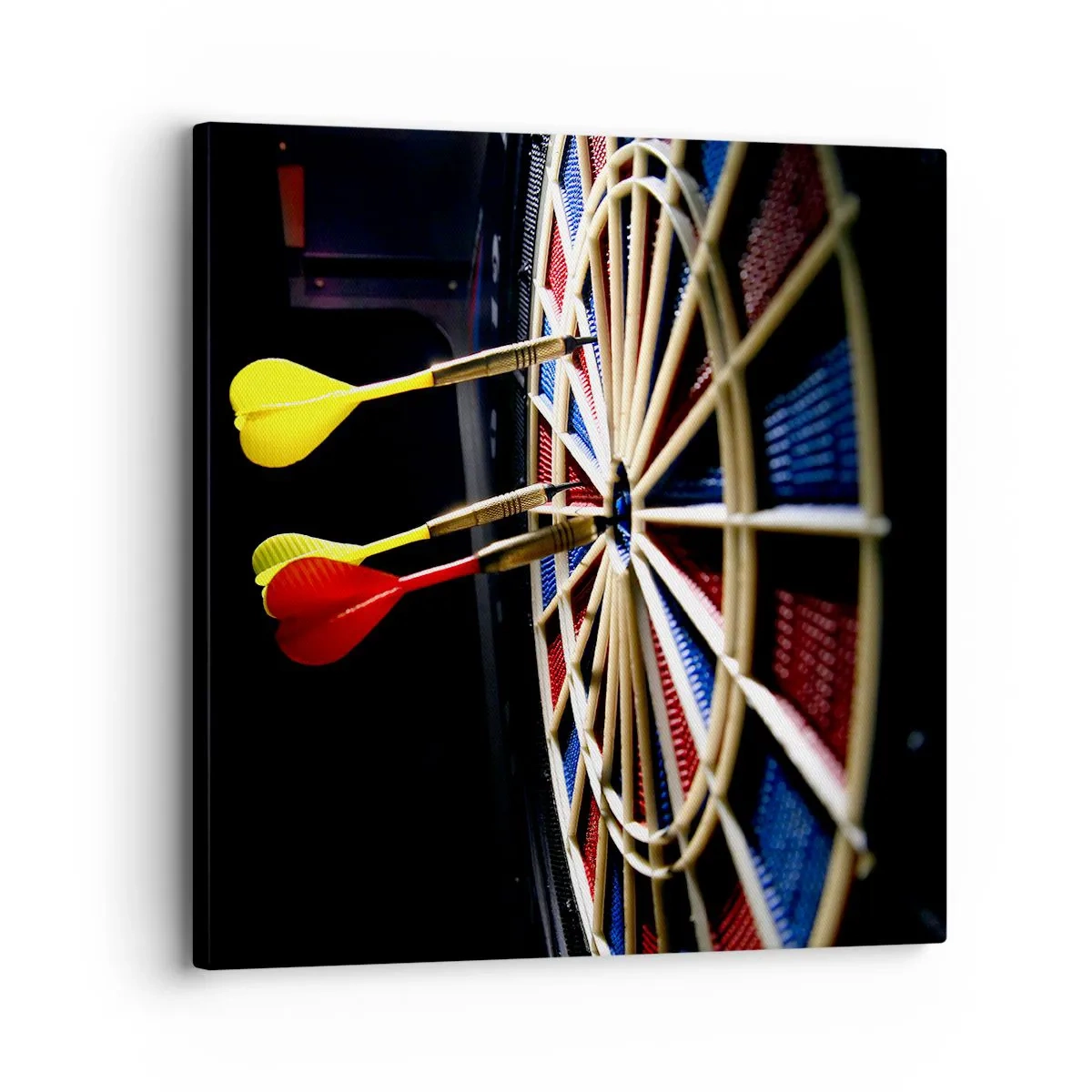 Impression sur toile - Image sur toile - Droit au but - 30x30 cm