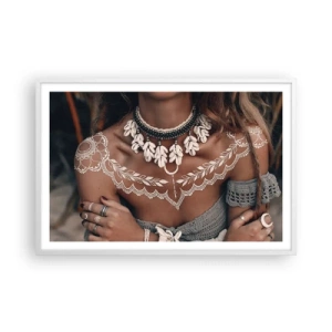 Affiche dans un cadre blanc - Poster - Talismans, rituels de la féminité - 91x61 cm