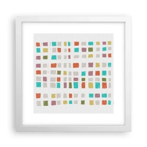 Affiche dans un cadre blanc - Poster - Jeu inconnu - 30x30 cm