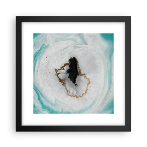 Affiche dans un cadre noir - Poster - Pénétrer à l'intérieur - 30x30 cm