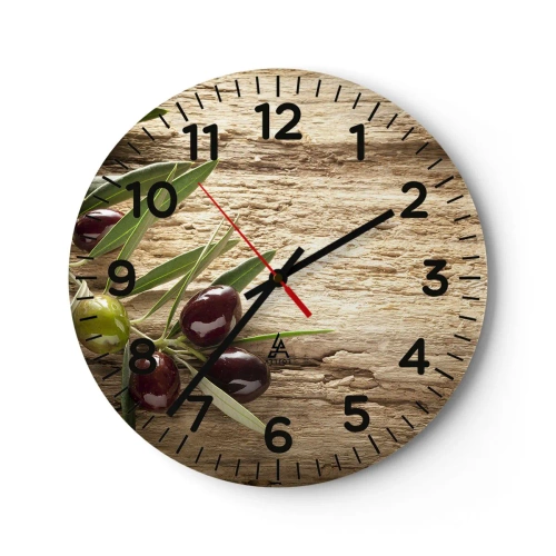 Horloge murale - Pendule murale - Directement de la nature - 30x30 cm