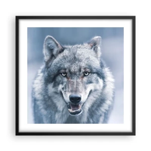 Affiche dans un cadre noir - Poster - Relèverez-vous le défi ? - 50x50 cm