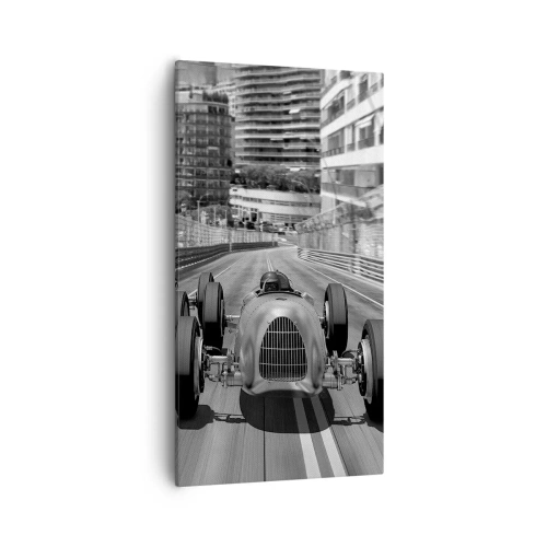 Impression sur toile - Image sur toile - Il y a longtemps à Monté Carlo - 55x100 cm