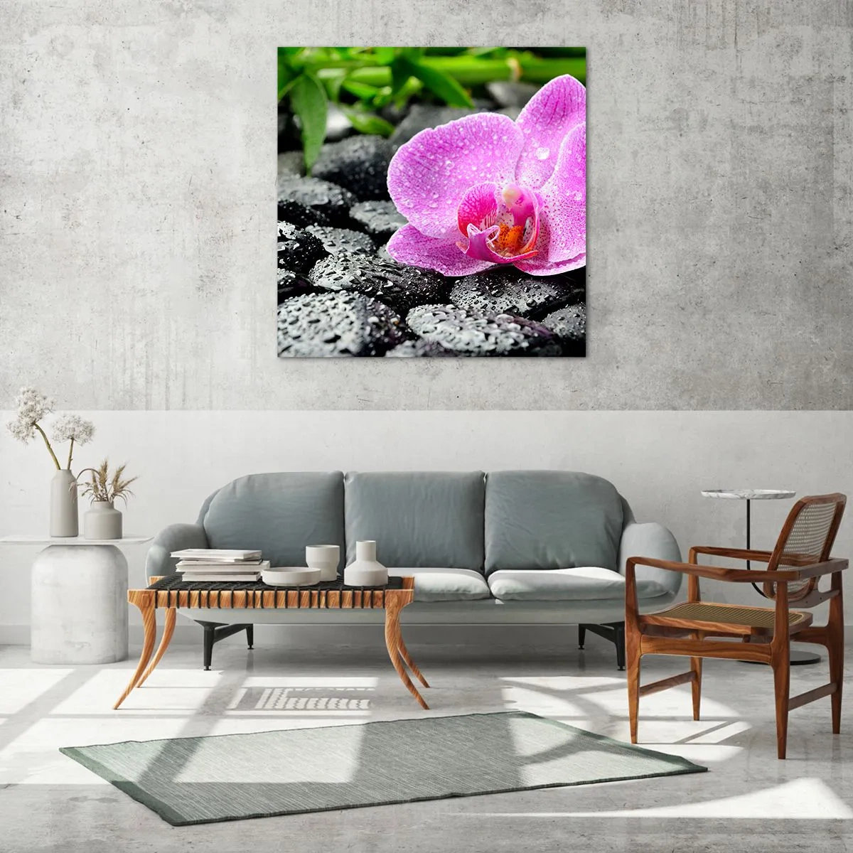 Impression sur verre - Image sur verre - Comme un coeur ouvert - 60x60 cm