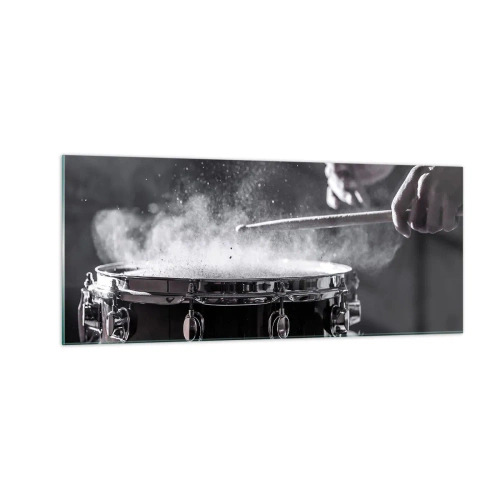 Impression sur verre - Image sur verre - Tempo de la musique - 100x40 cm