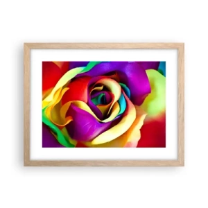 Affiche dans un chêne clair - Poster - Ce n'est pas possible - 40x30 cm