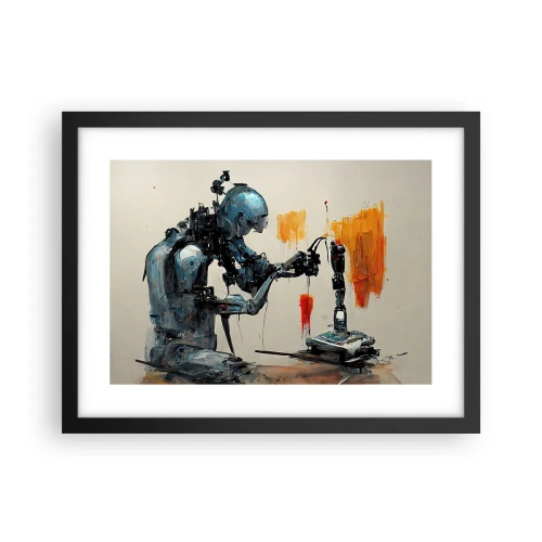 Affiche dans un cadre noir - Poster - Déjà demain… - 40x30 cm