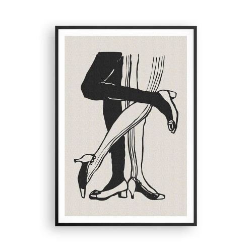 Affiche dans un cadre noir - Poster - Attribut féminin - 70x100 cm
