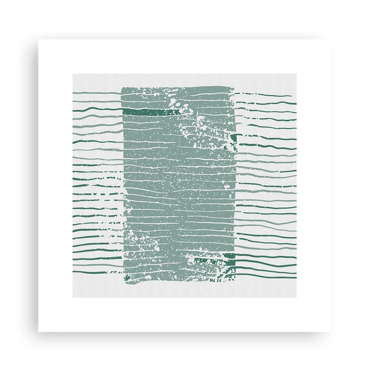 Affiche - Poster - Abstraction de la mer - 30x30 cm