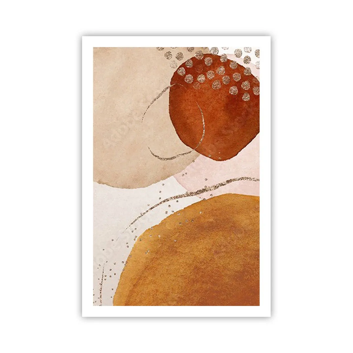 Affiche - Poster - Rondeur et mouvement - 61x91 cm