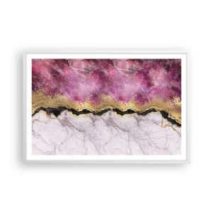 Affiche dans un cadre blanc - Poster - À la frontière - 91x61 cm