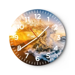 Horloge murale - Pendule murale - S'amuser dans le sable - 40x40 cm