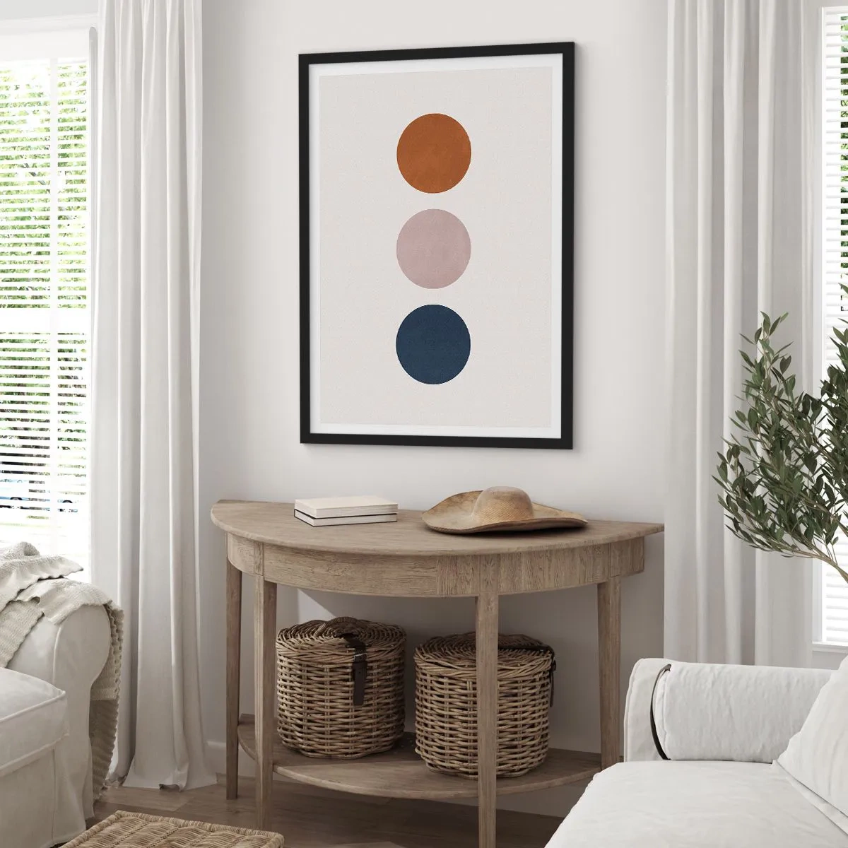 Affiche dans un cadre noir - Poster - Symbole d'excellence - 40x50 cm