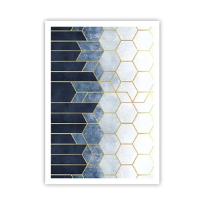 Affiche - Poster - Composition en rythme syncopé - 70x100 cm