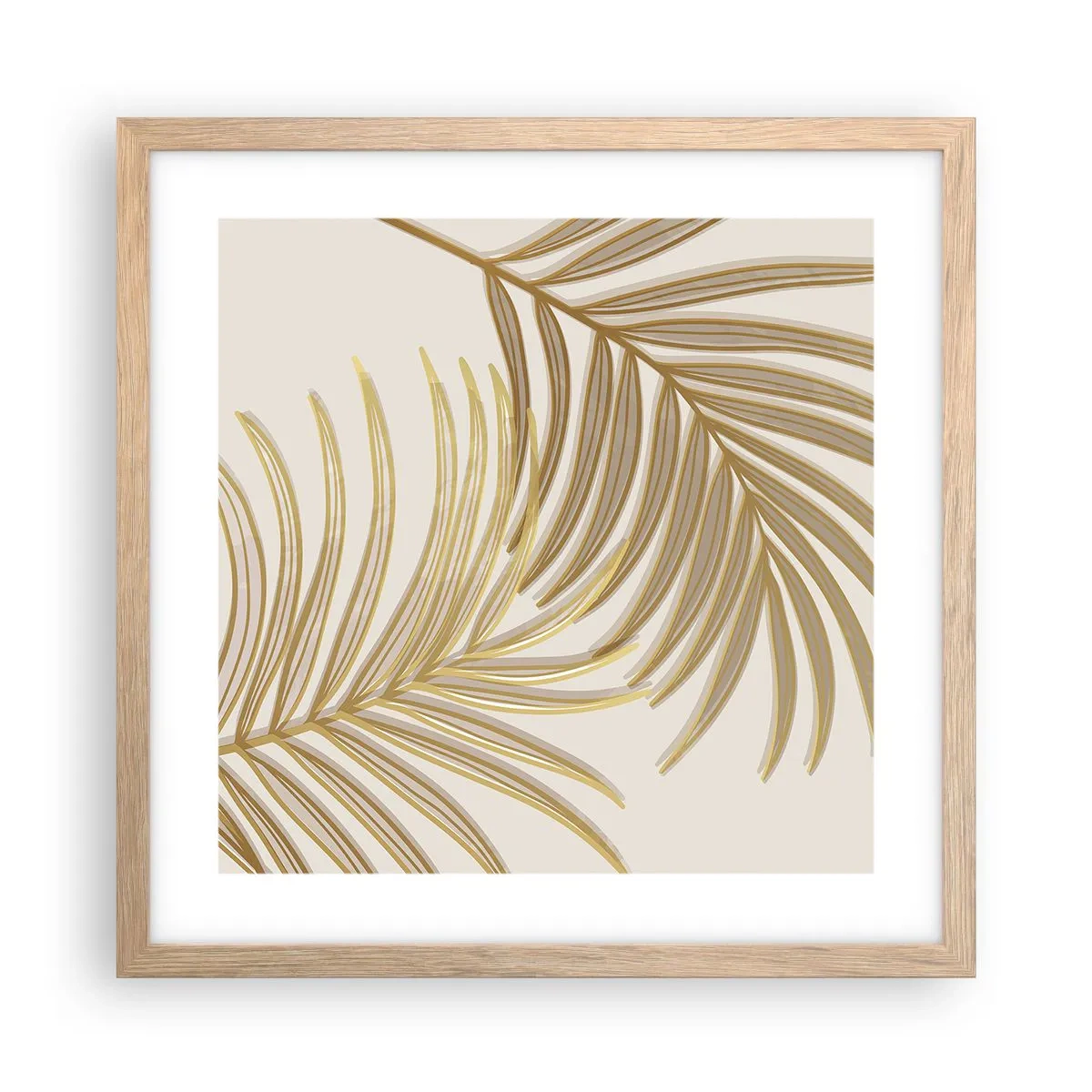 Affiche dans un chêne clair - Poster - Palme d'or! - 40x40 cm