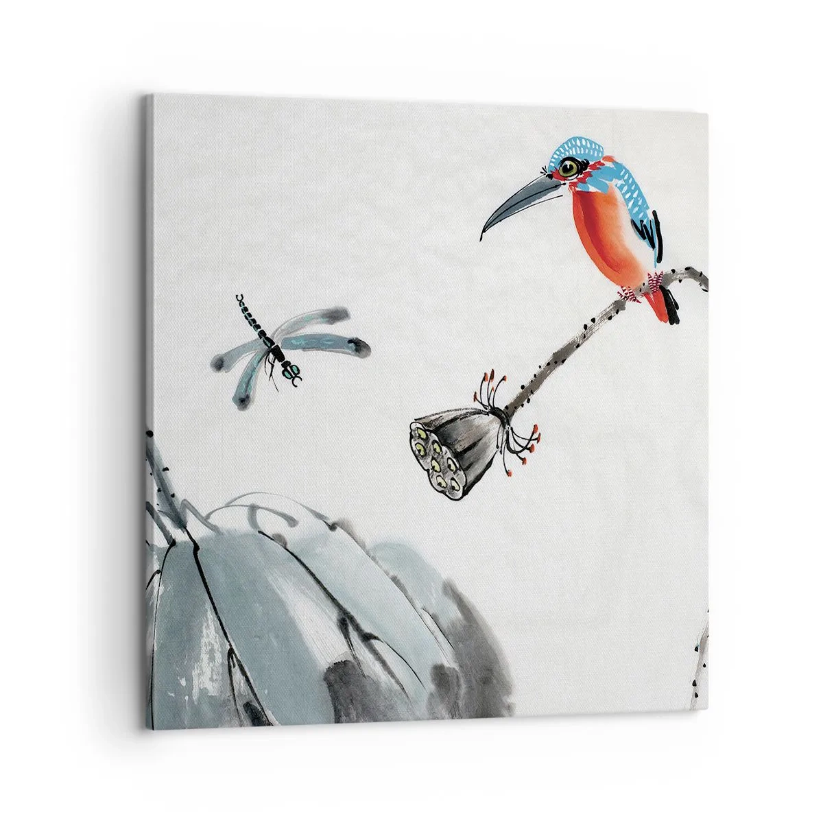 Impression sur toile - Image sur toile - La vie du champ - 60x60 cm