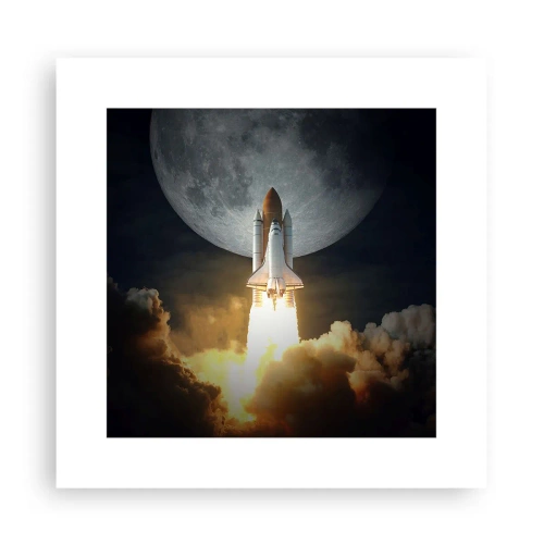 Affiche - Poster - Le début d'une aventure surnaturelle - 30x30 cm
