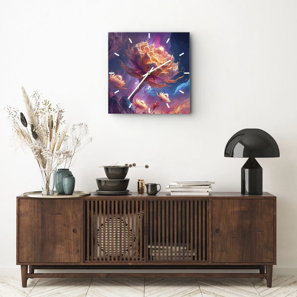 Horloge murale - Pendule murale - Un autre monde - 40x40 cm