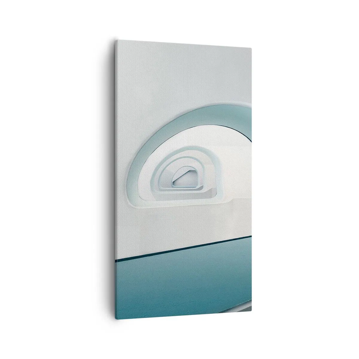 Impression sur toile - Image sur toile - Au profondeur du bleu - 55x100 cm