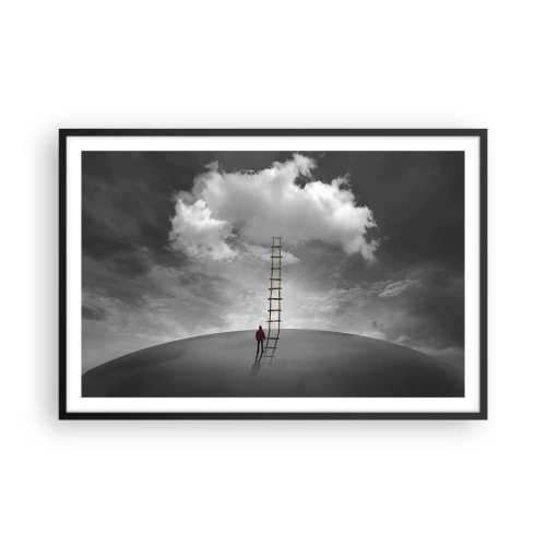 Affiche dans un cadre noir - Poster - Tout est possible - 91x61 cm