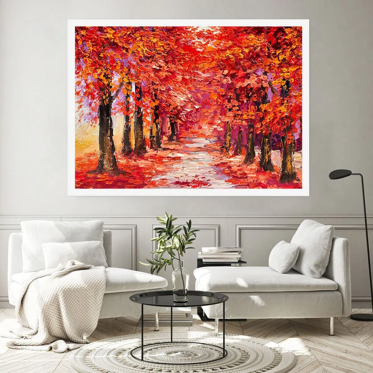 Affiche - Poster - Impression d'automne - 50x40 cm