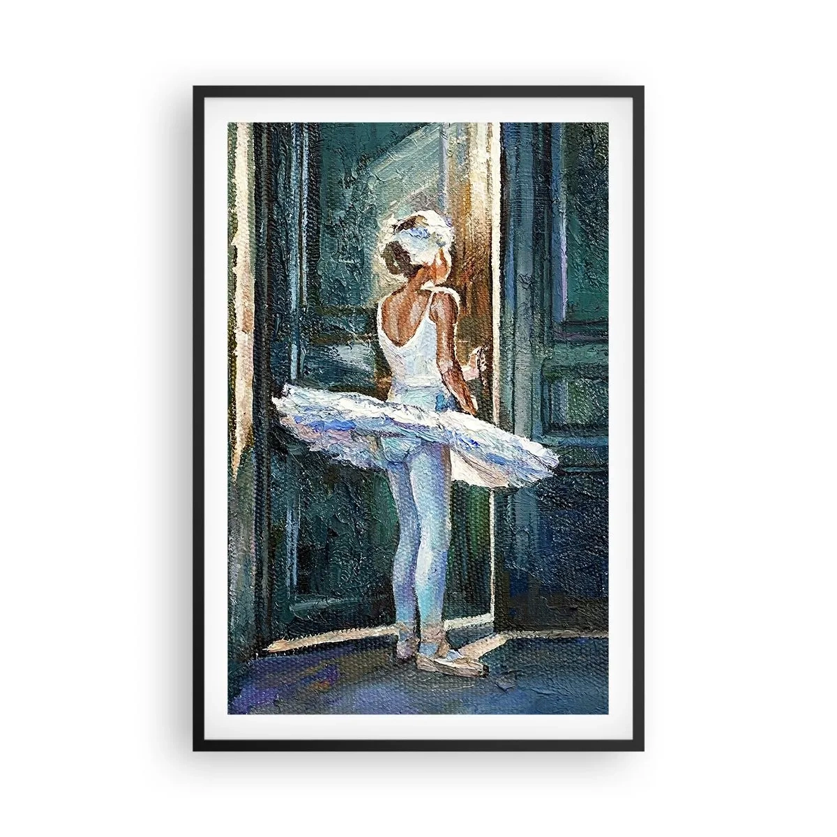 Affiche dans un cadre noir - Poster - Avant le show - 61x91 cm