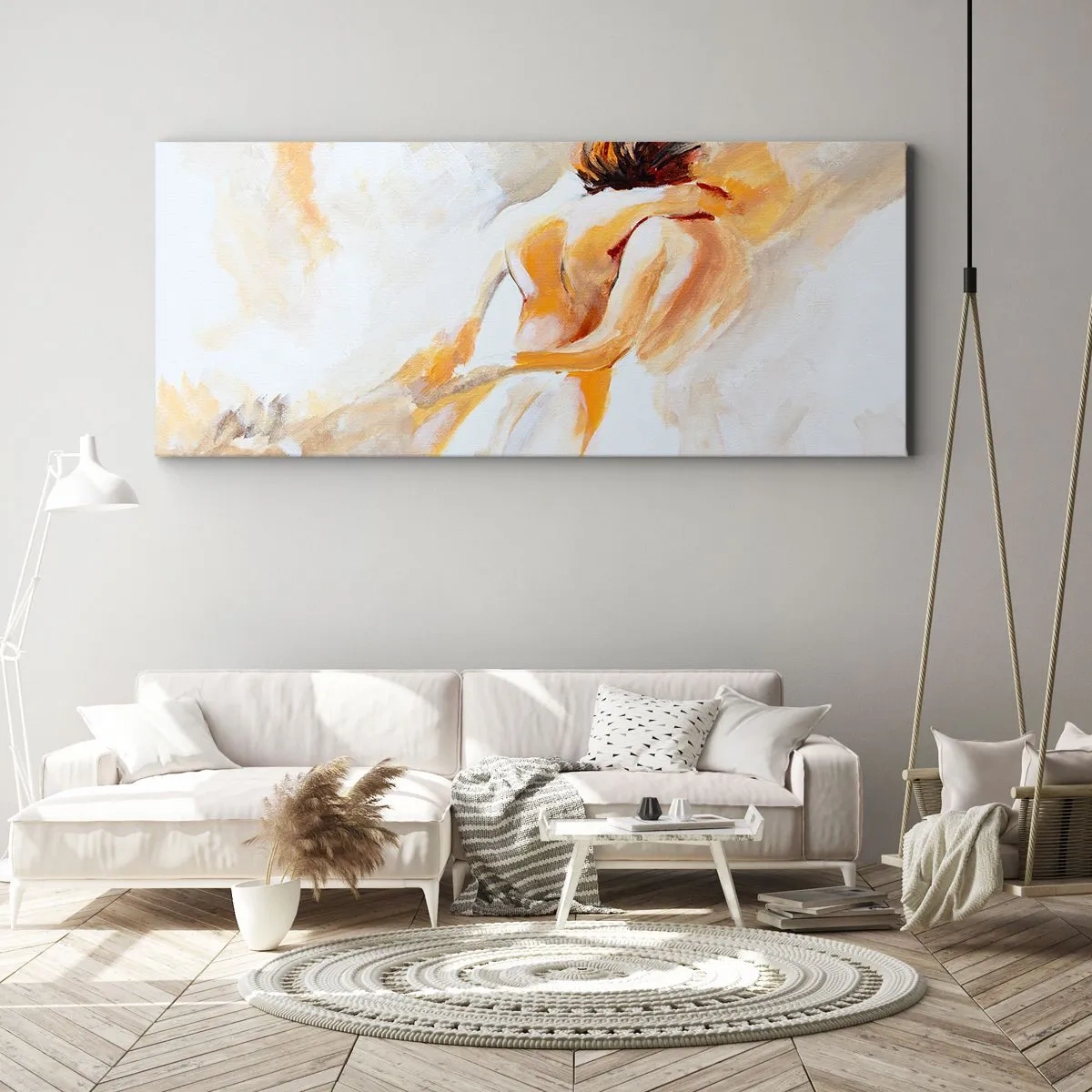 Impression sur toile - Image sur toile - Proximité dans le ciel - 100x40 cm