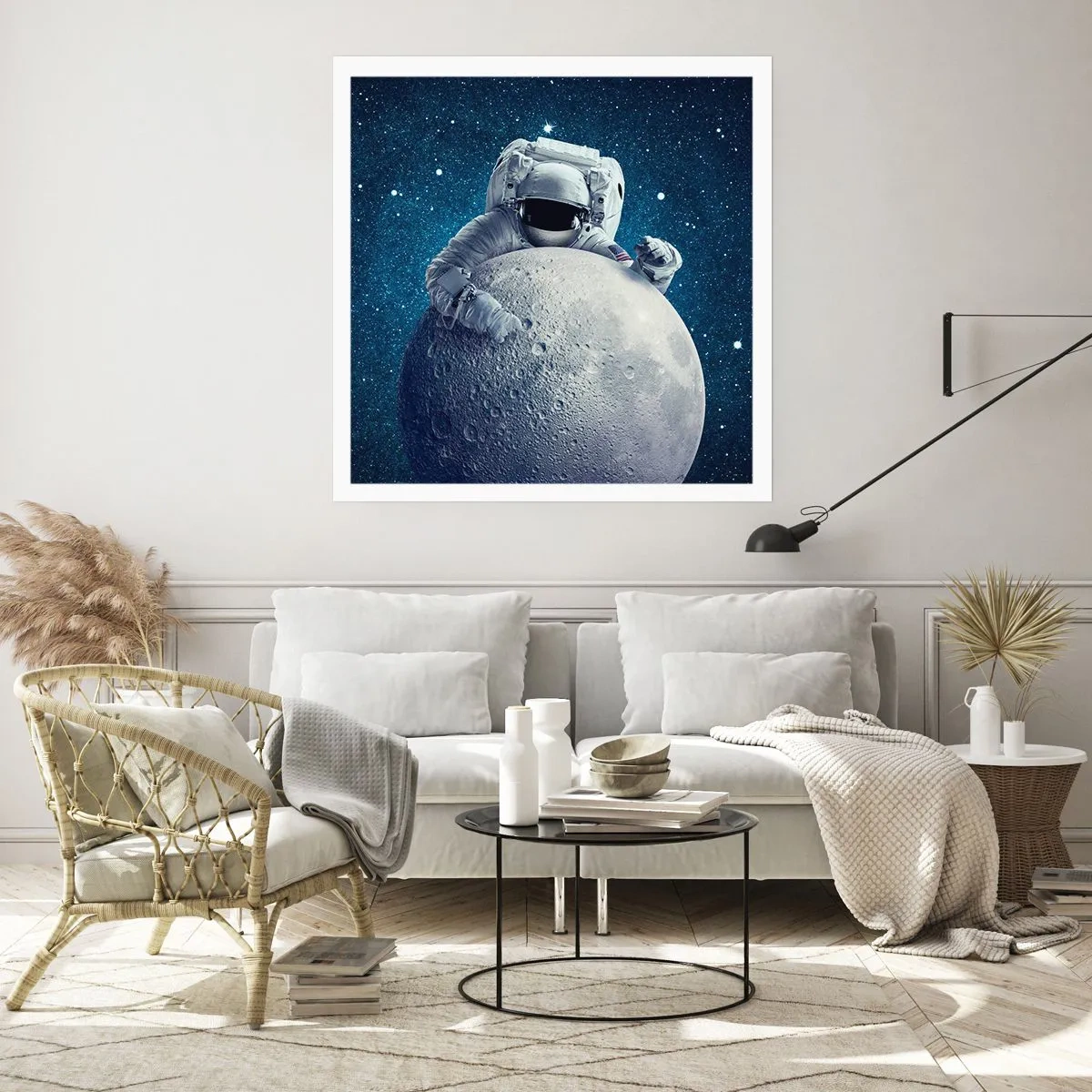 Affiche - Poster - Comique de l'espace - 50x50 cm
