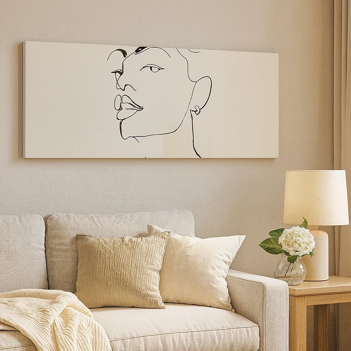 Impression sur toile - Image sur toile - Regard fier - 30x30 cm