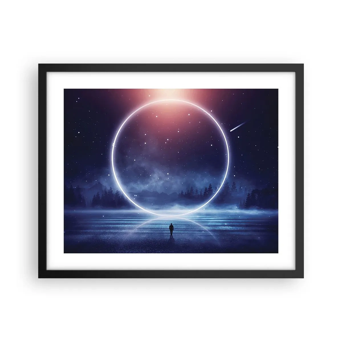 Affiche dans un cadre noir - Poster - Ils sont déjà là... - 50x40 cm