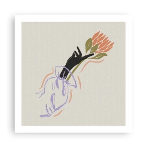 Affiche - Poster - Touche fraternelle - 60x60 cm