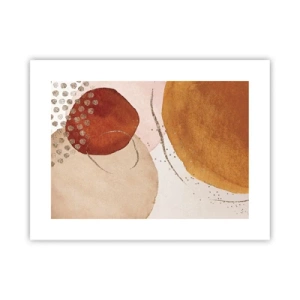 Affiche - Poster - Rondeur et mouvement - 40x30 cm