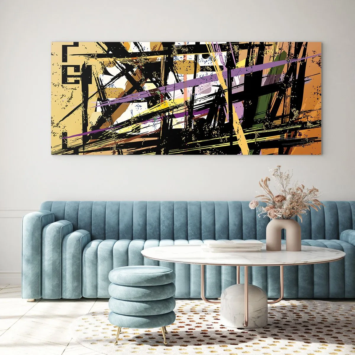 Impression sur verre - Image sur verre - Une coupe nette - 90x30 cm
