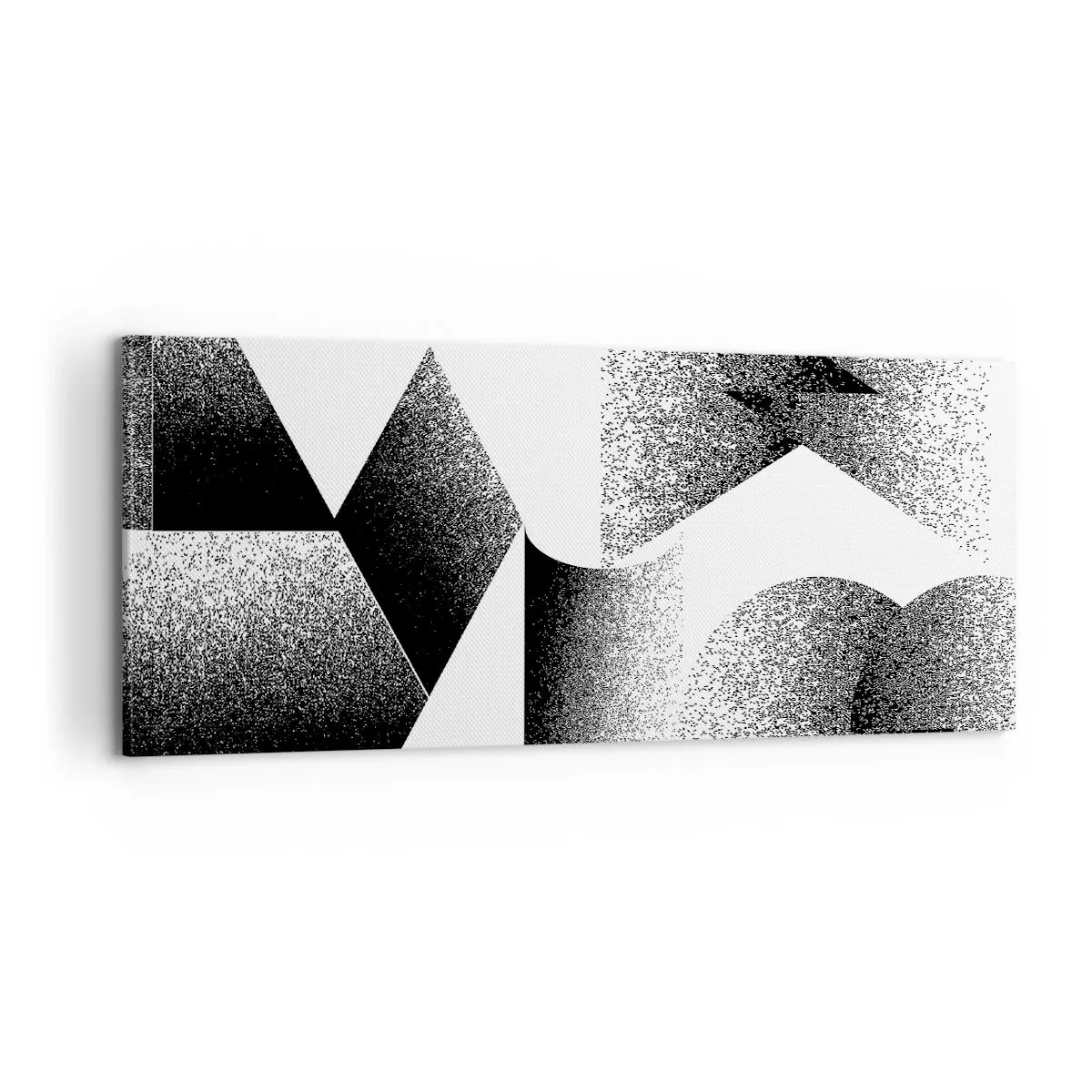 Impression sur toile - Image sur toile - Angles et ovales - 100x40 cm